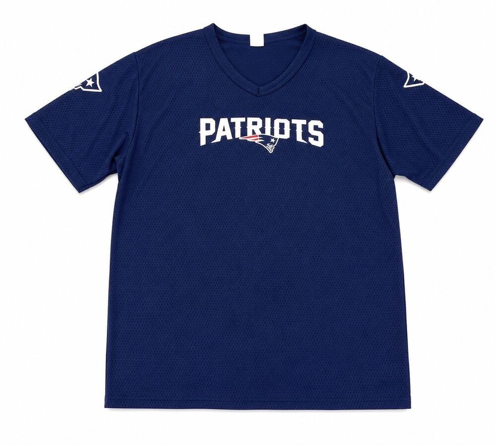 New England Patriots YOUTH Size Large Blue Franklin Practice Jersey